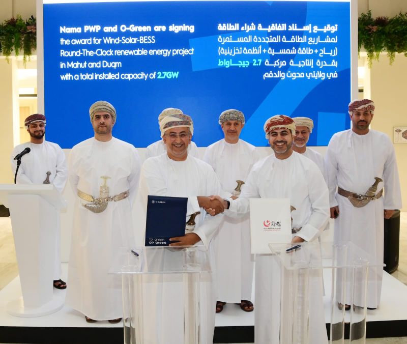 Naqaa Sustainable Energy Secures Power Purchase Agreement for Continuous Renewable Energy Project in Mahout and Duqm